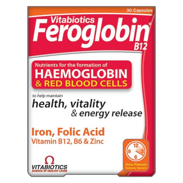 Vitabiotics Feroglobin Cap 30'S Vitabiotics Feroglobin Cap 30'S