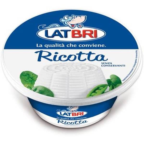 Lat Bri 8002612000227 Ricotta Cheese 250g