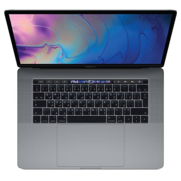 MacBook Pro 15-inch with Touch Bar and Touch ID (2018) - Core i7 2.2GHz 16GB 256GB 4GB Space Grey English/Arabic Keyboard MacBook Pro 15-inch with Touch Bar and Touch ID (2018) - Core i7 2.2GHz 16GB 256GB 4GB Space Grey English/Arabic Keyboard
