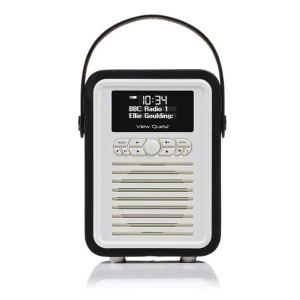 Viewquest Retro Mini Radio Black