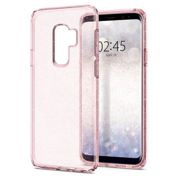 Spigen Liquid Crystal Glitter Designed For Samsung Galaxy S9 Plus Case/cover - Rose Quartz