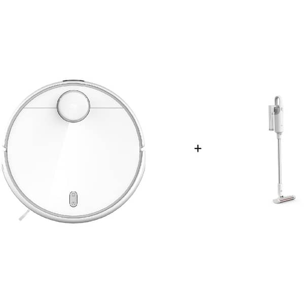 Xiaomi Mi Mop 2 Pro Robot Vacuum Cleaner White BHR5205EN + Mi Vacuum Cleaner Light BHR5312EN