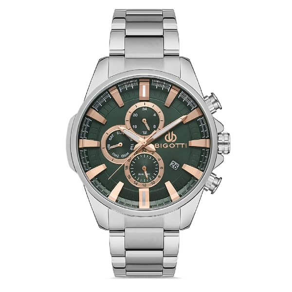 Bigotti Milano Mens Stainless Steel Strap Watch - Bg.1.10336-2