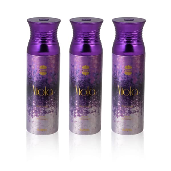 Ajmal Viola Deodorant For Her 3 In 1 Pack 200 Ml Ajmal Viola Deodorant For Her 3 In 1 Pack 200 Ml