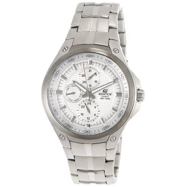 Casio Edifice EF-326D-7A Wrist Watch White Dial Stainless Steel