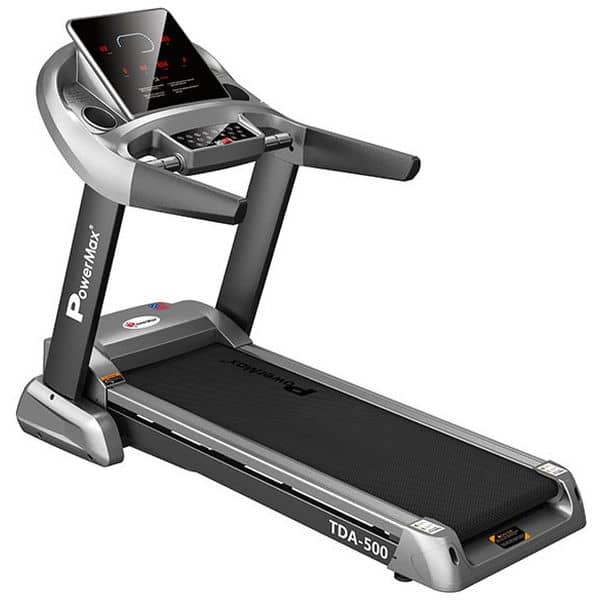 PowerMax 4.0 HP fitness Treadmill with Semi Auto lubrication Cardio Workout TDA-500 PowerMax 4.0 HP fitness Treadmill with Semi Auto lubrication Cardio Workout TDA-500