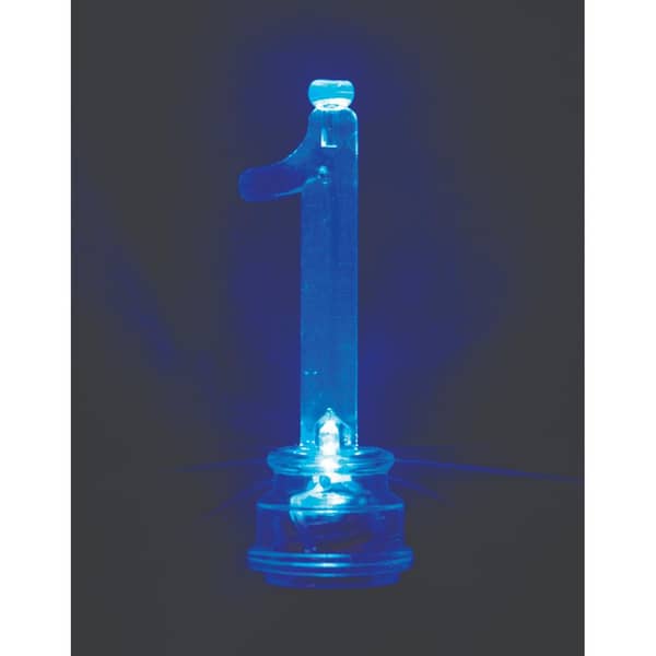 Unique- Flashing Candle Holders # 1 With 4 Bday Candles