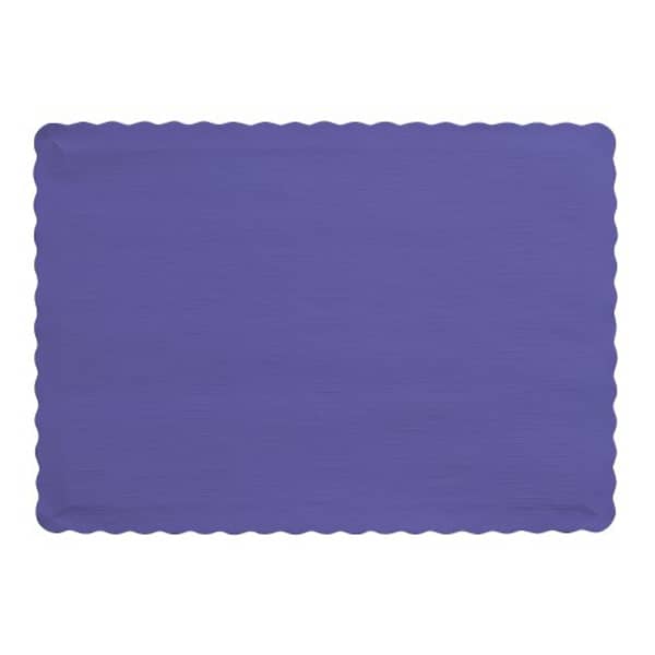 Creative Converting Placemats, One Size, Purple