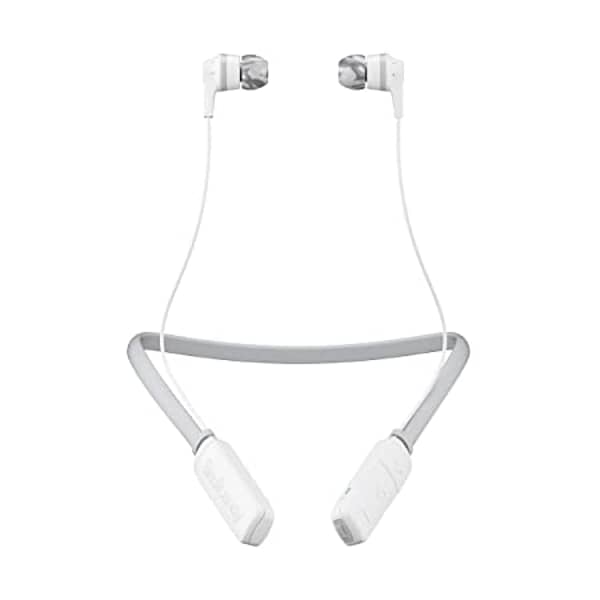Skullcandy Ink'd Wireless Earbuds White Gray Skullcandy Ink'd Wireless Earbuds White Gray