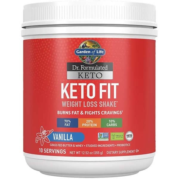 Garden Of Life Keto Fit Weight Loss Shake Vanilla 355g