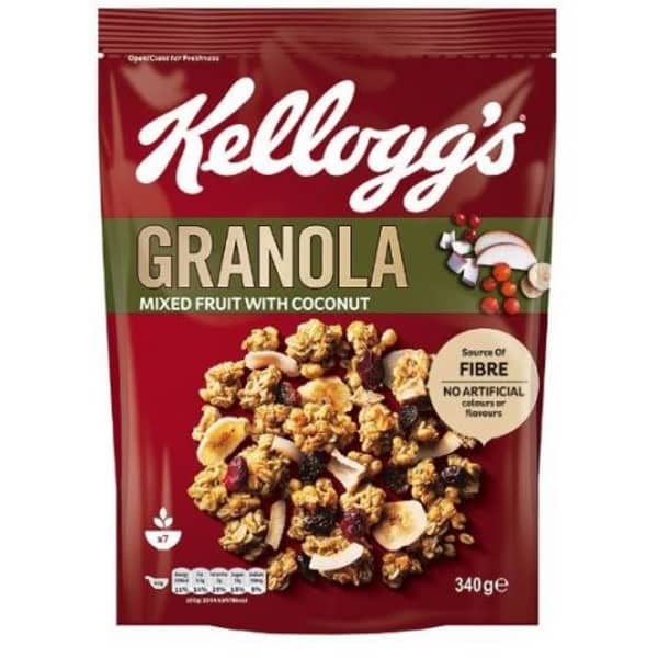 Kellogg's Granola Fruits 340gm Kellogg's Granola Fruits 340gm