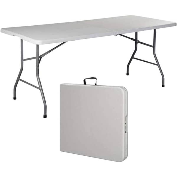 Showay 1.8m Foldable Table Heavy Duty Folding Outdoor Catering Trestle Party Garden Table Showay 1.8m Foldable Table Heavy Duty Folding Outdoor Catering Trestle Party Garden Table