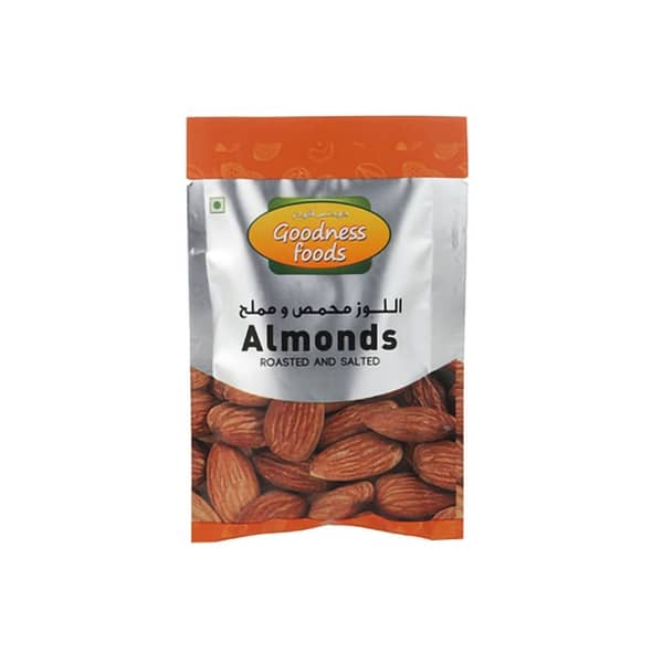 Goodness Foods Roasted & Salted Almonds 20g Goodness Foods Roasted & Salted Almonds 20g