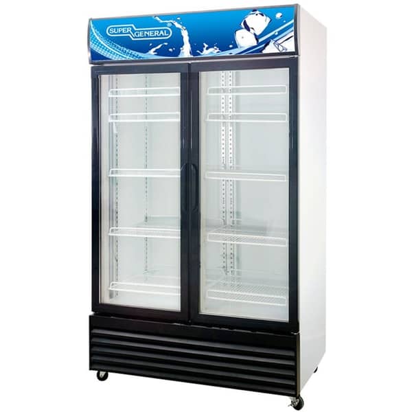 Super General Double Door Upright Bottle Cooler 600 Litres SSGSC818IF Super General Double Door Upright Bottle Cooler 600 Litres SSGSC818IF