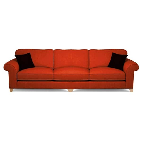 Galaxy Design Angelic 3 Seater Sofa Carrot Galaxy Design Angelic 3 Seater Sofa Carrot