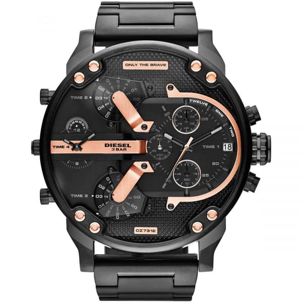 Diesel DZ7312 Daddies Chronograph Four Time Zone Dial Mens Watch