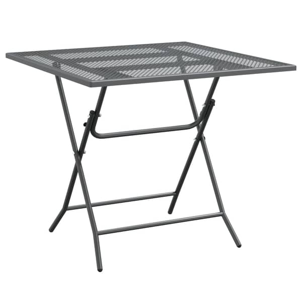 Vidaxl Garden Table 80x80x72 Cm Expanded Metal Mesh Anthracite Vidaxl Garden Table 80x80x72 Cm Expanded Metal Mesh Anthracite