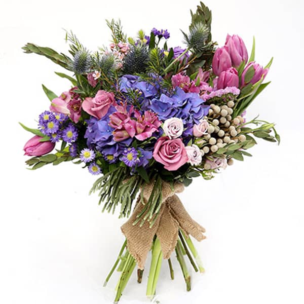 Elegant Mixed Roses & Tulips Bouquet