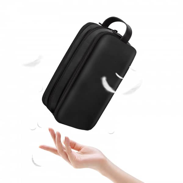 Green Lion Travel Toiletry Bag, Pu Fabric Waterproof Kit For Men And Women, Double Zipper Electronic Accessories & Toiletry Organizer Bag To Keep Grooming Essentials Organized - Black Green Lion Travel Toiletry Bag, Pu Fabric Waterproof Kit For Men And Women, Double Zipper Electronic Accessories & Toiletry Organizer Bag To Keep Grooming Essentials Organized - Black