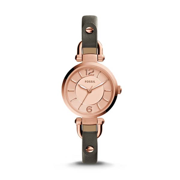 Fossil ES3862 Georgia Gray Leather Watch Fossil ES3862 Georgia Gray Leather Watch