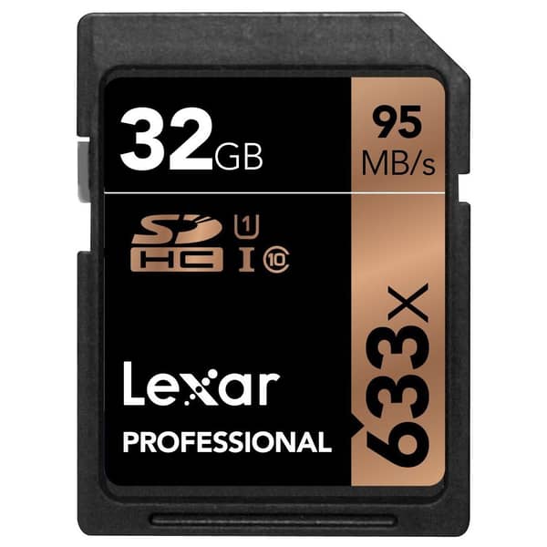 Lexar Professional 633x SDHC Class 10 Card 32GB LSD32GBEU633 Lexar Professional 633x SDHC Class 10 Card 32GB LSD32GBEU633