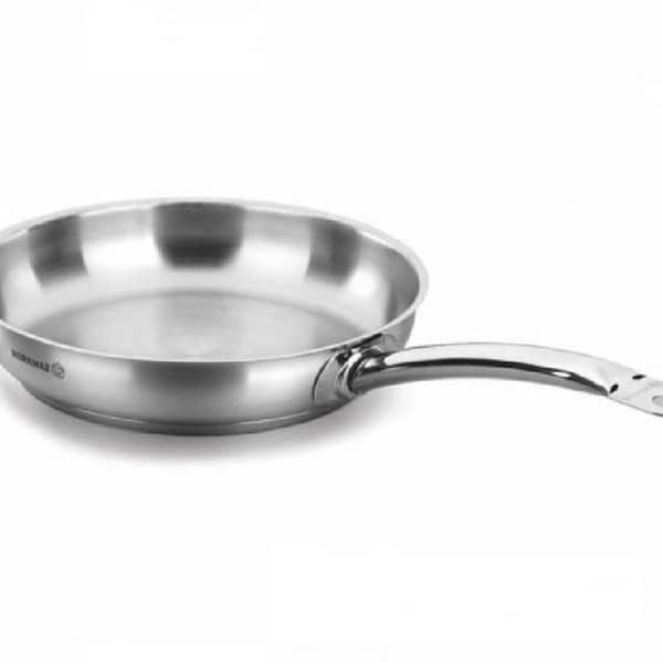 Korkmaz Proline Satin 24 Cm Pan Stainless Steel Nons Silver