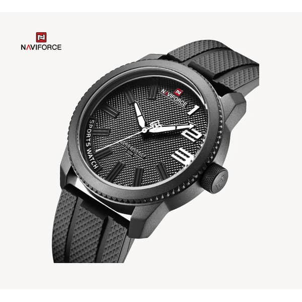 Naviforce NF9202L-BLK- Grandel Men's Leather Watch Naviforce NF9202L-BLK- Grandel Men's Leather Watch