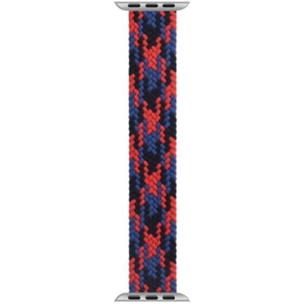 Hyphen Braided Watch Band Medium 40/38mm For Apple Watch Black/Red