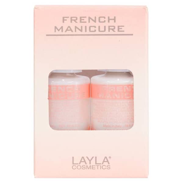 Layla French Manicure Nail Polish White Pearl 002