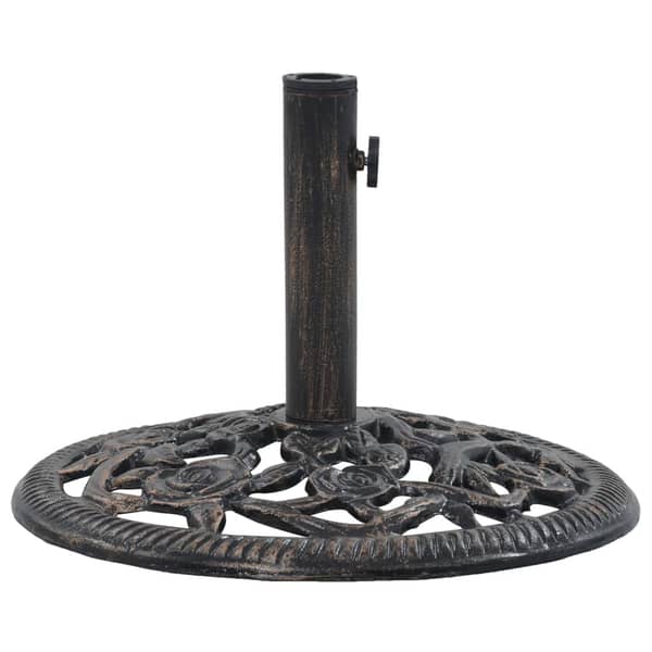 Vidaxl Umbrella Base Bronze 12 Kg 48 Cm Cast Iron Vidaxl Umbrella Base Bronze 12 Kg 48 Cm Cast Iron
