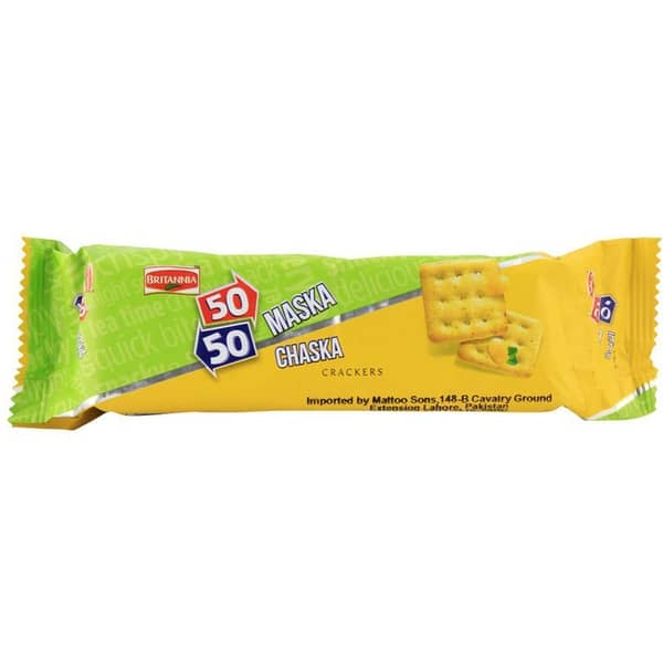 Britannia 50 - 50 Maska Chaska Biscuit 71 gm