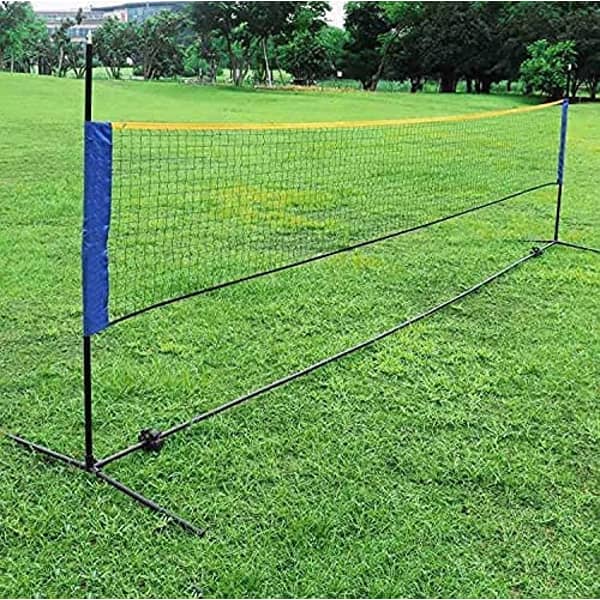 ULTIMAX Badminton Volleyball Tennis Net Set with Stand/Frame Carry Bag Portable Height Adjustable Outdoor Badminton Net Set-420Cm
