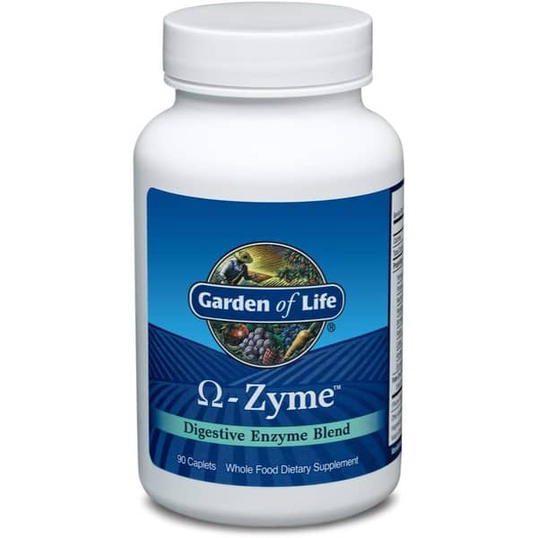 Garden Of Life Ω-Zyme Digestive Enzyme Blend 90 Vegetarian Caplets Garden Of Life Ω-Zyme Digestive Enzyme Blend 90 Vegetarian Caplets