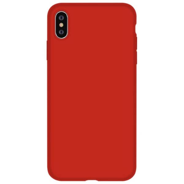 Devia Silicone Back Case Red iPhone XS