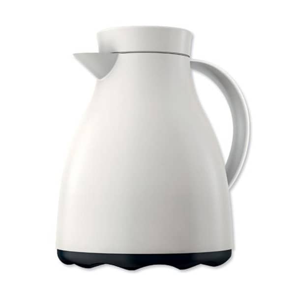 Emsa Easy Clean Quick Tip Vacuum Flask White 1L Emsa Easy Clean Quick Tip Vacuum Flask White 1L