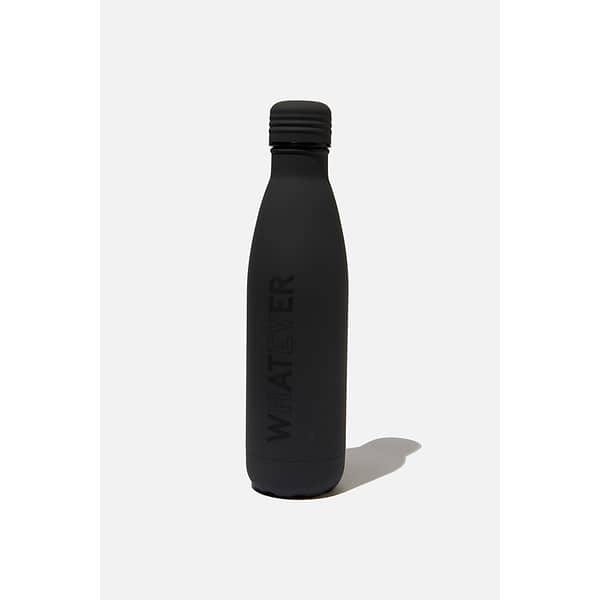 TYPO Metal Drink Bottle Whatever TYPO Metal Drink Bottle Whatever
