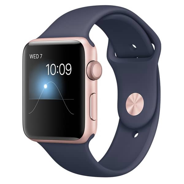 Apple Watch Series – 42mm Rose Gold Aluminium Case with Midnight