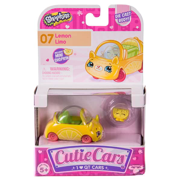 Shopkins Cutie Cars 56587 S1 Lemon Limo - Yellow Shopkins Cutie Cars 56587 S1 Lemon Limo - Yellow