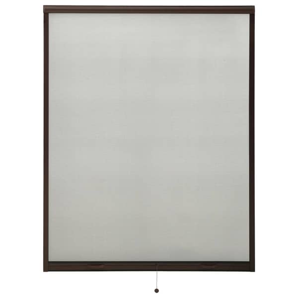 vidaXL Roll down Insect Screen for Windows Brown 140x170 cm