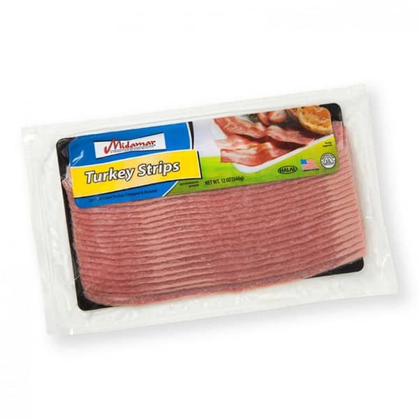 Midamar Turkey Breakfast Strips 340g