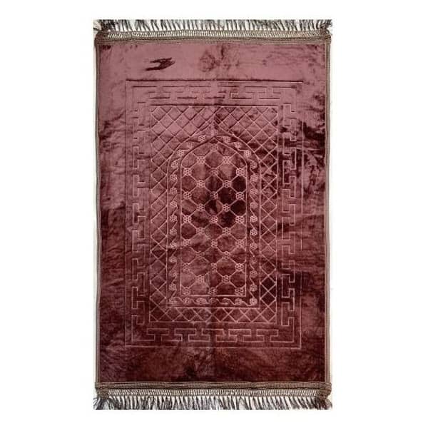 Prayer Mat Brown Color 80cm X 120cm