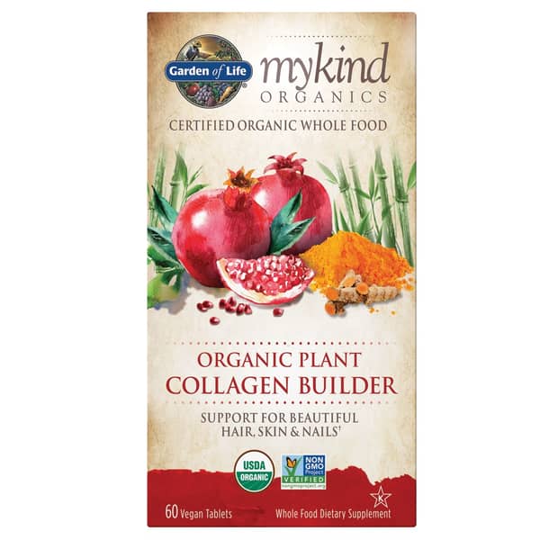 Garden Of Life Mykind Organics Plant Collagen Builder 60 Vegan Tablets