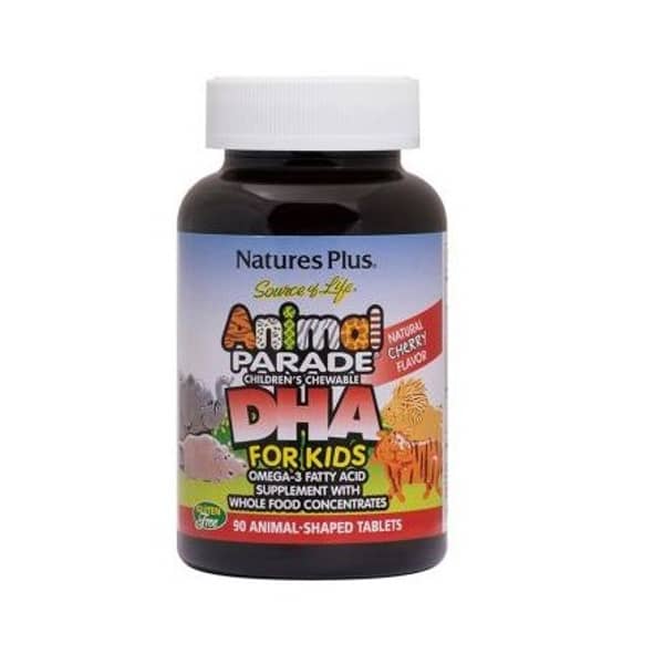 Natures Plus Animal Parade DHA Childrens Chewable 90 Tablets Natures Plus Animal Parade DHA Childrens Chewable 90 Tablets