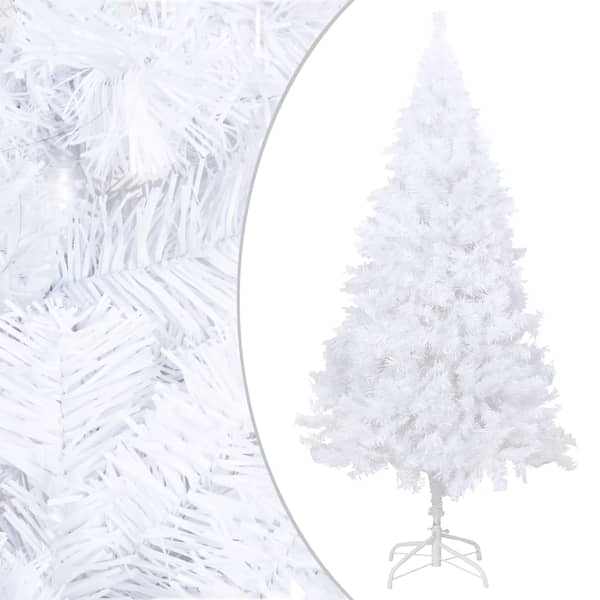vidaXL Artificial Christmas Tree with Thick Branches White 180 cm PVC vidaXL Artificial Christmas Tree with Thick Branches White 180 cm PVC