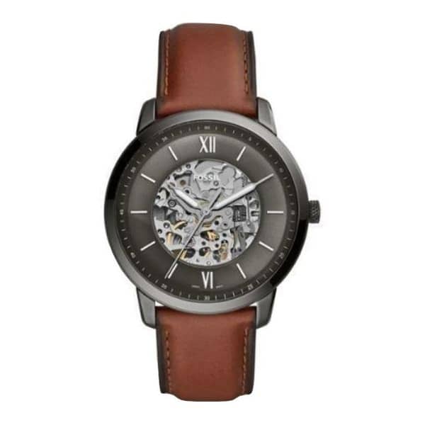 Fossil ME3161 Mens Watch - Neutra Automatic Amber Leather