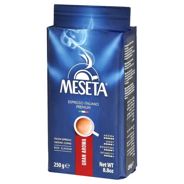 MESETA Espresso Italiano ground Coffee gran Aroma 250g MESETA Espresso Italiano ground Coffee gran Aroma 250g