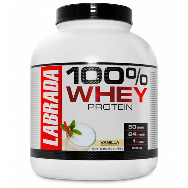 Labrada 100% Whey Protein Vanilla 4.13LB
