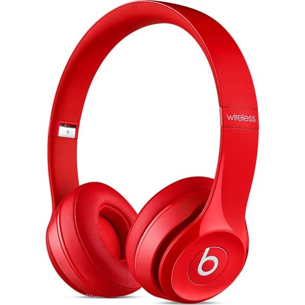 Beats Solo2 Wireless On Ear Headphones - Red Beats Solo2 Wireless On Ear Headphones - Red