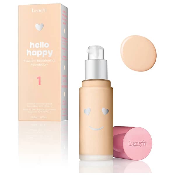 Benefit Hello Happy Flawless Brightening Foundation Shade 1