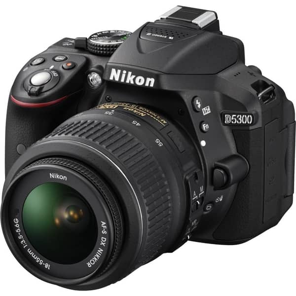 Nikon D5300 DSLR Camera Black 18-55mm VR Lens Kit Online